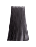 Satin Pleated Midaxi Skirt
