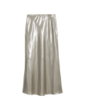 Metallic Maxi Slip Skirt