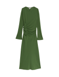 Jersey Round Neck Midaxi Column Dress