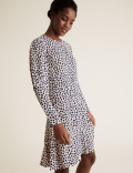 Ditsy Floral Puff Sleeve Mini Tea Dress