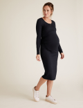 Maternity Midi Bodycon Dress