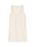 Embellished Mini Dress