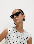 Polka Dot Mini Shift Dress