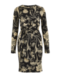 Jersey Floral Print Bodycon Dress