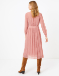 Printed Midi Shirt Dress
