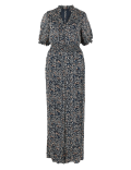 Floral Shirred Waist Jumpsuit