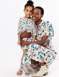 Floral Midaxi Shirt Dress