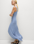 Jersey Midaxi Column Dress