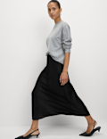 SATIN SLIP SKIRT