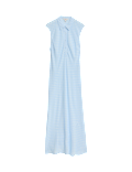 Sleeveless Shirt Dress