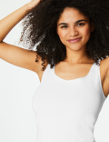 Modal Blend Built-up Shoulder Vest