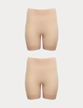 2 Pack Body Invisibles&trade; Anti-Chafe Shorts