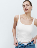 Secret Support&trade; Scoop Neck Bra Vest