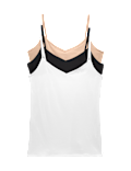 3pk Cotton Rich Strappy Vests
