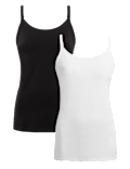 2pk Cotton Rich Secret Support Nursing Vests