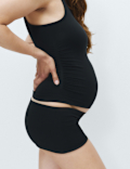 2 Pack Maternity Seamless Scoop Neck Vests