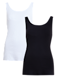 2pk Cotton Rich Secret Support&trade; Vests
