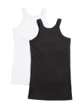 2pk Cotton Rich Secret Support™ Vests