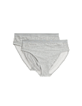 2pk Light Control Cotton Rich High Leg Knickers