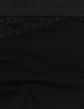 2pk Light Control Cotton Rich High Leg Knickers