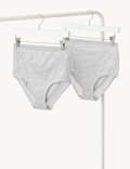 2pk Cotton Rich Light Control Full Briefs