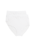 2pk Cotton Rich Light Control Full Briefs