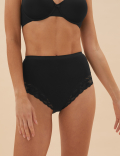 2pk Firm Control High Leg Knickers