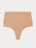 2 Pack Body Invisibles&trade; No VPL Shaping Thongs