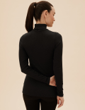 Heatgen™ Ribbed Polo Neck Thermal Top