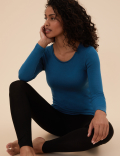 Heatgen&trade; Medium Thermal Scoop Neck Top