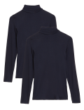 2pk Heatgen™ Thermal Polo Neck Tops