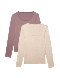 2 Pack Heatgen&trade; Light Thermal Long Sleeve Tops