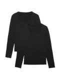 2 Pack Heatgen&trade; Light Thermal Long Sleeve Tops