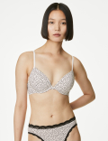 3pk Cotton Wired Plunge T-Shirt Bras A-E