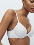 3pk Wired Plunge T-Shirt Bras A-E