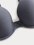 3pk Wired Plunge T-Shirt Bras A-E