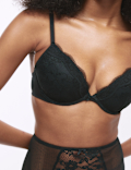 Jasmine Lace Wired Plunge Bra A-E