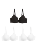 3pk Wired Full Cup T-Shirt Bras A-E