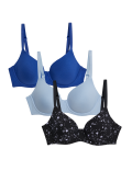 3pk Wired T-Shirt Bras
