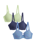 3pk Wired T-Shirt Bras