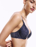 Amelia Lace Wired Plunge Bra (A-E)