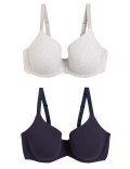 2pk Wired Full Cup Bras