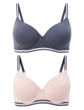 2 Pack Padded Full Cup Bras A-DD
