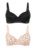 2 Pack Underwired Full Cup Bras A-E