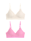 2pk Non Wired Nursing Bras A-D