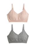 2pk Seamless Full Cup Nursing Bras