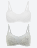 2pk Full Cup Nursing Bras B-G