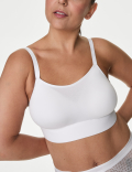 Cotton Rich Non-Wired Post Surgery Cami Bra A-H