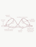 Post Surgery Sumptuously Soft™ Padded Bra A-E