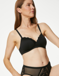 2pk Lace Trim Post Surgery Bras A-E